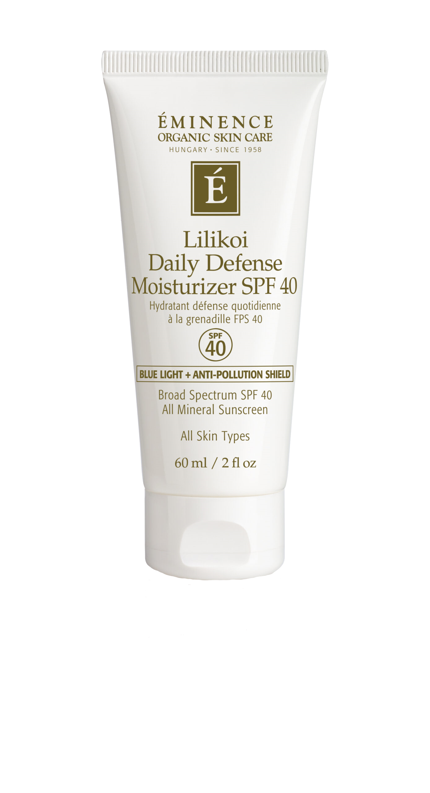 Lilikoi Daily Defense Moisturizer SPF 40 ingrediënten